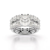 4.82 CT Lab Diamond Round Cut Ring